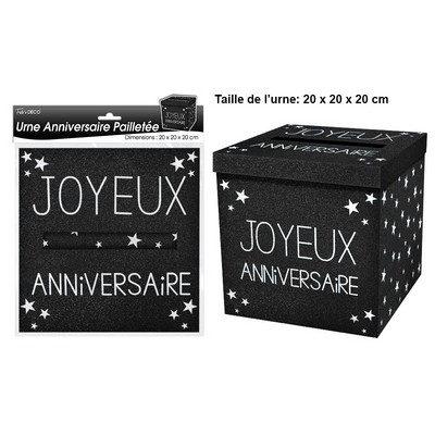 Celejoy® Pack de fête d'anniversaire 92 pièces Zwart et or pour 10