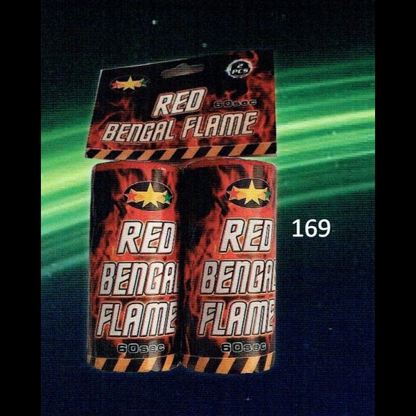 67079 - Red Bengal Flame 60 Sec -