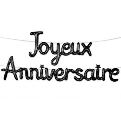 17116 - Ballon métallique Joyeux Anniversaire