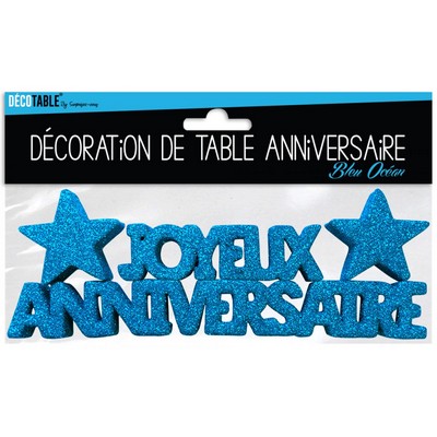 17379 - Décoration de Table Joyeux Anniversaire