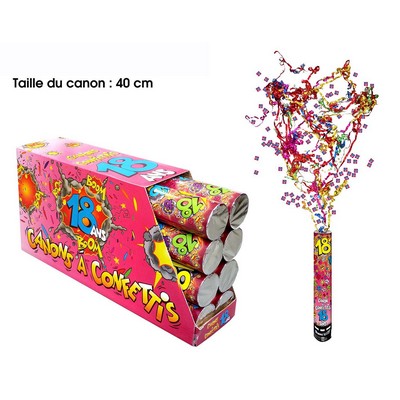 18253 - Canon à Confettis 18 Ans