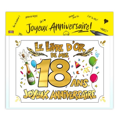 18765 - Livre d'Or 18 Ans