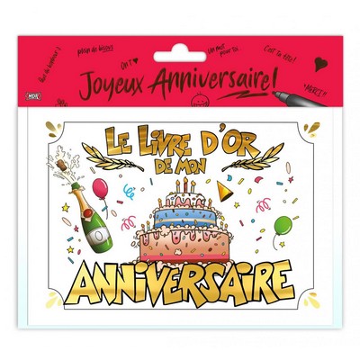 18864 - Livre d'Or Joyeux Anniversaire