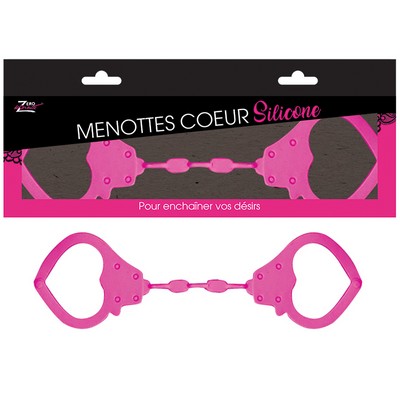 20710 – Menottes Cœur Silicone