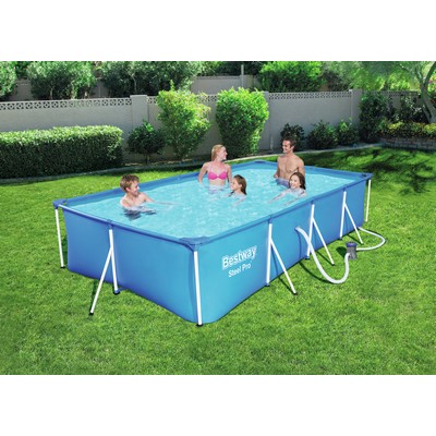 BES56424 PISCINE STEEL PRO 4m x 2.11m x 81Cm