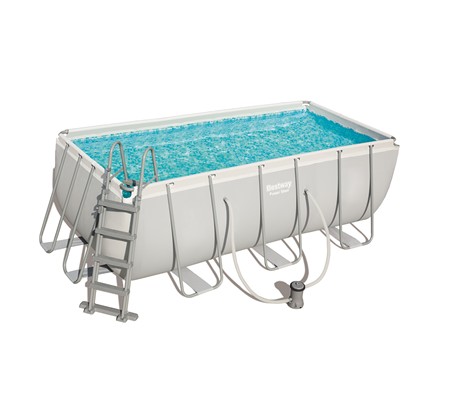 BES56456 PISCINE POWER STEEL 4.12m x 2.01m x 1.22m