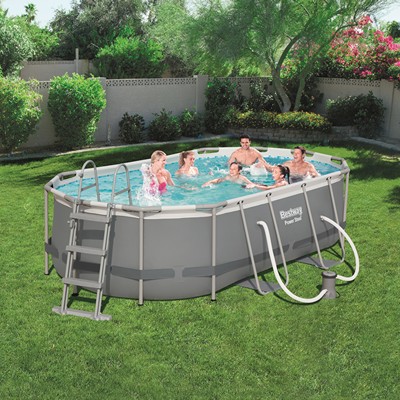 BES56620 PISCINE POWER STEEL 4.27m x 2.50m x 1m