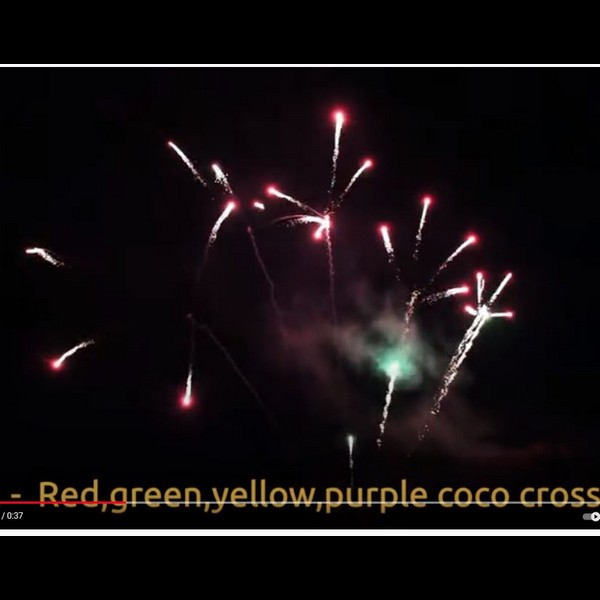 71774 - Multicolor Crossette 35 Shots