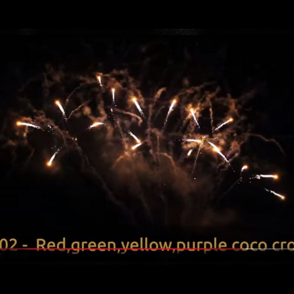71774 - Multicolor Crossette 35 Shots