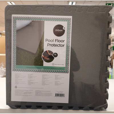 BES99011 8PC TAPIS DE PROTECTION 50X50X1 Cm GRIS